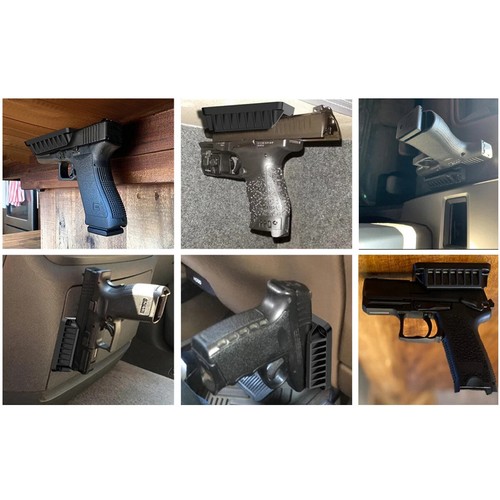 Gun magnet mount pistol holder - gun,